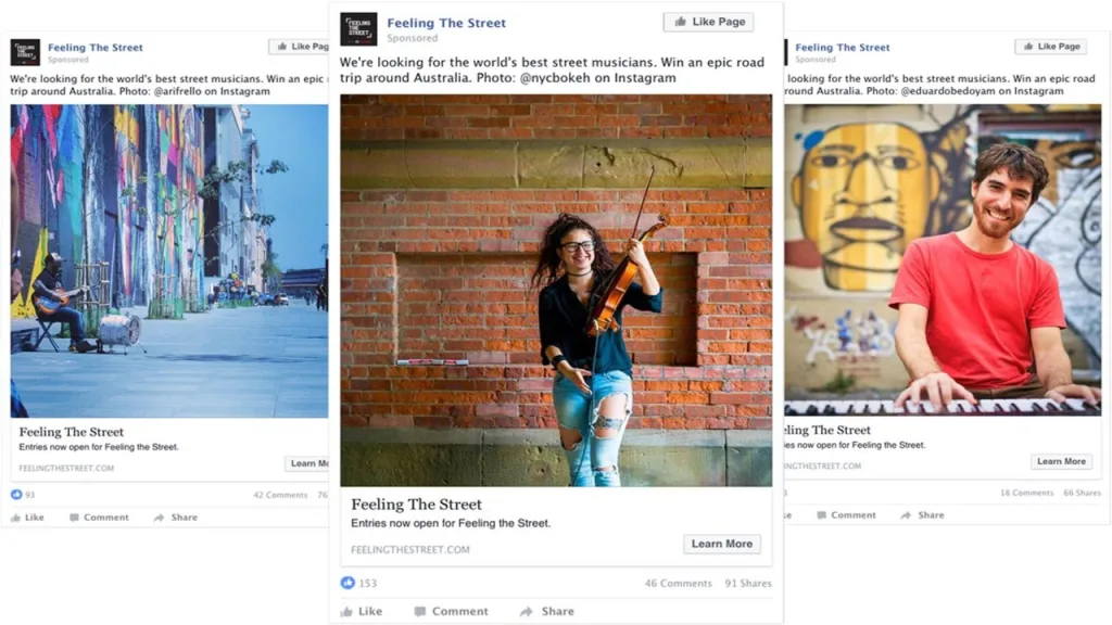 Toyota ads displaying user-generated content. 