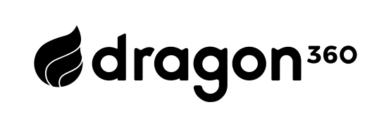 The Dragon360 agency logo. 